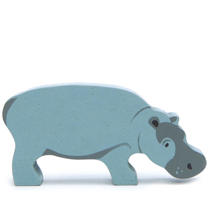 Achterhouden zonde Flash Tender Leaf Toys Houten safaridier - Nijlpaard - De Speelgoedwinkel