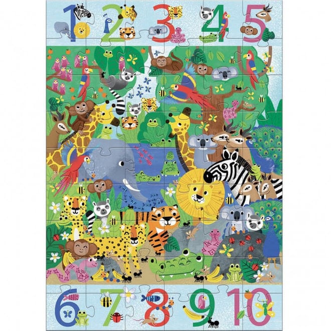 Vloerpuzzel jungle (54st) 5+