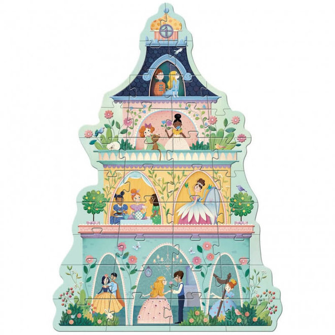 Vloerpuzzel prinsessen (36st) 4+