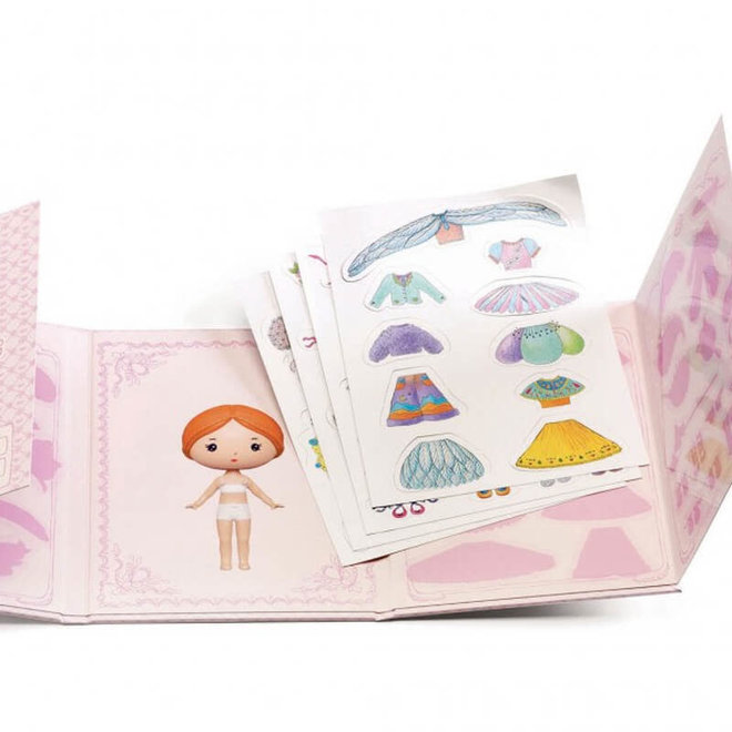 Djeco Tinyly Miss Lilyruby - Herbruikbare Stickers