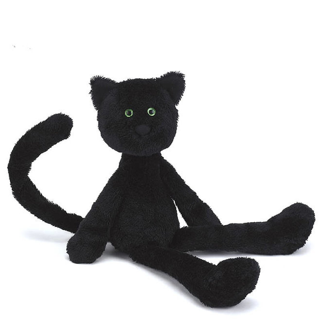 Knuffel zwarte kat