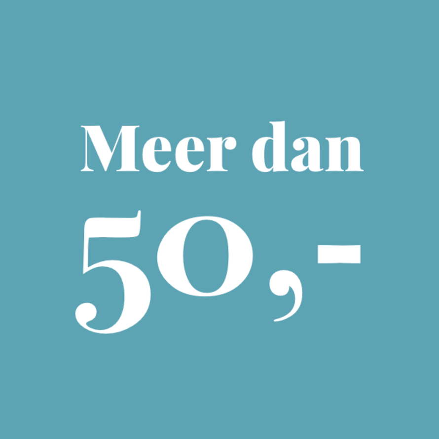 50,- en meer
