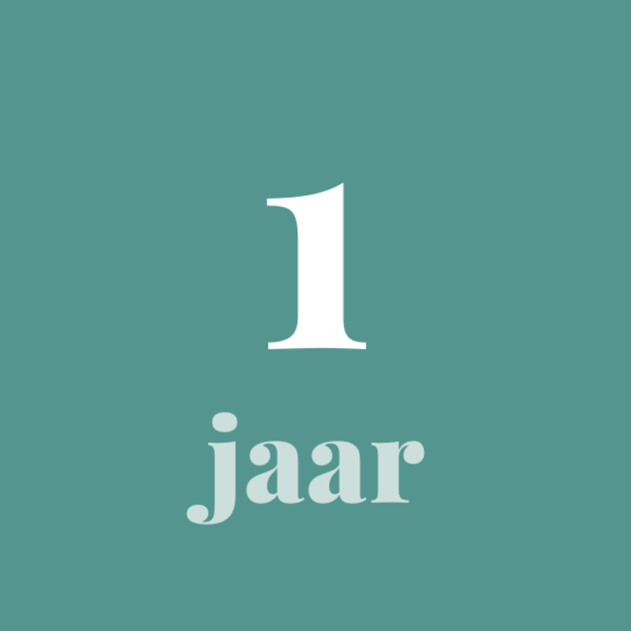1 jaar