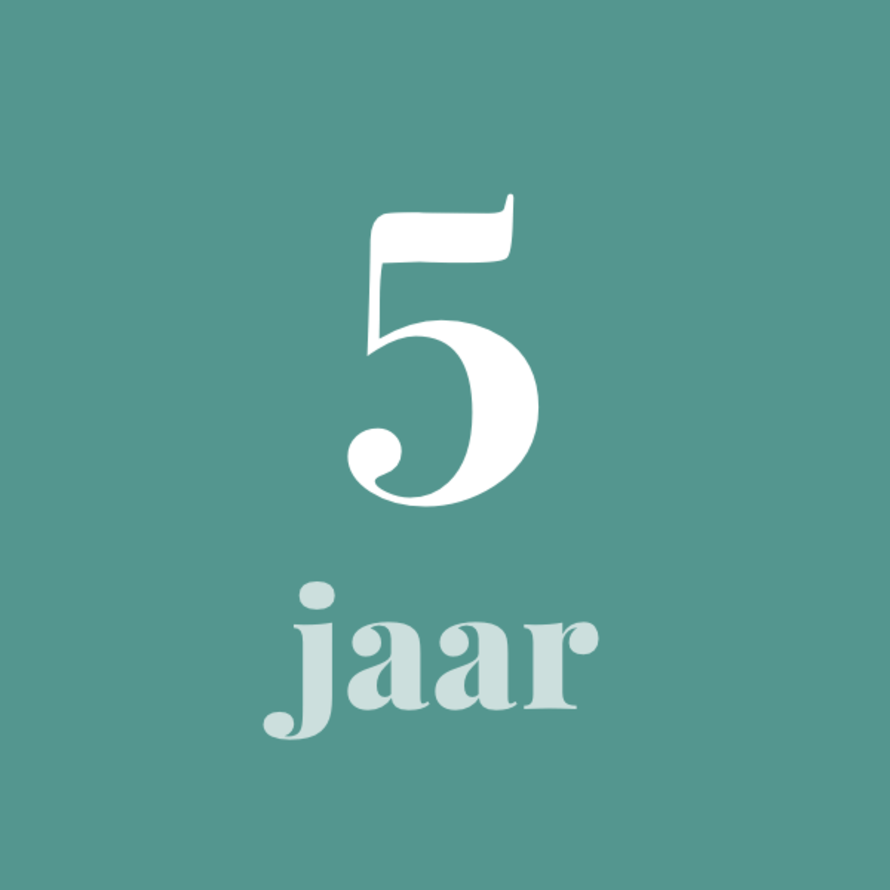 5 jaar