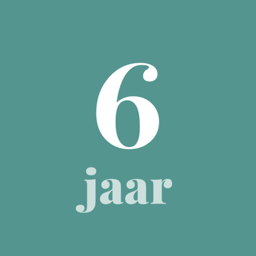 6 jaar
