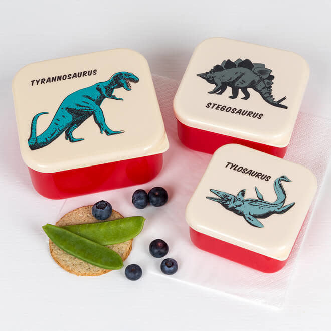 Rex London Snackdoosjes set dinosauriërs