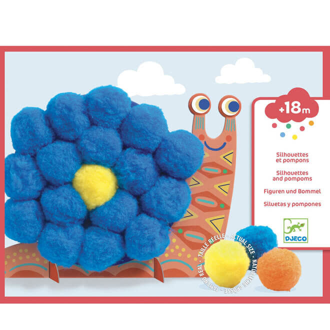 Knutselset pompons 18m+