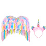 Vleugels & Diadeem Regenboog Eenhoorn
