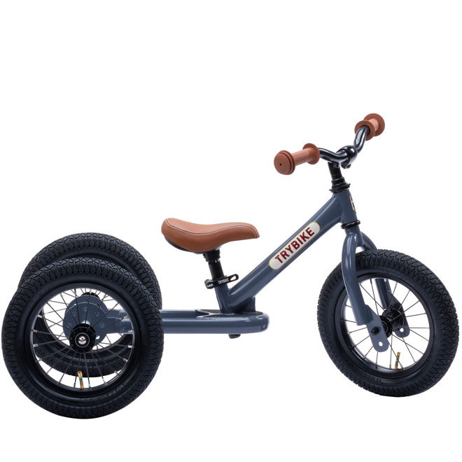 Trybike 2-in-1 Grijs Zwart