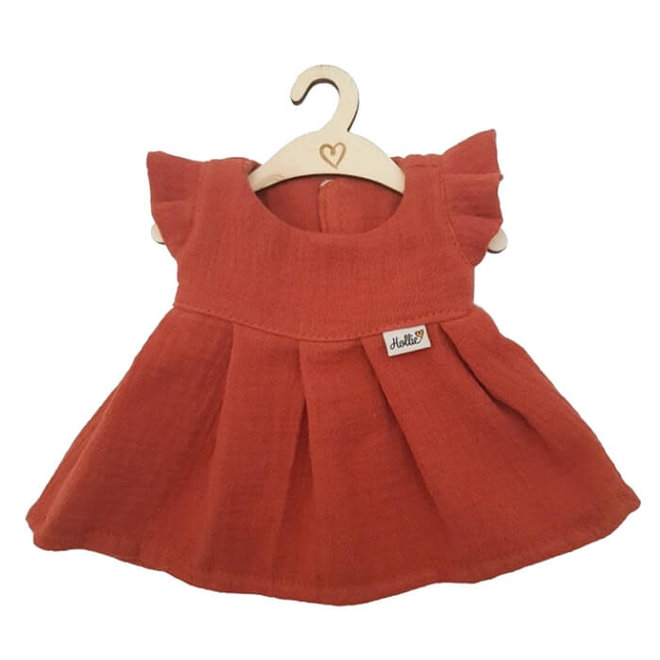 Poppenkleding Jurk Terra/rood