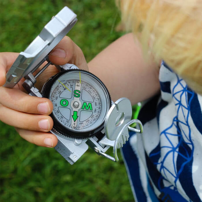 Moses Loupe Avec Lumière Expedition 19 Cm Noir / Vert