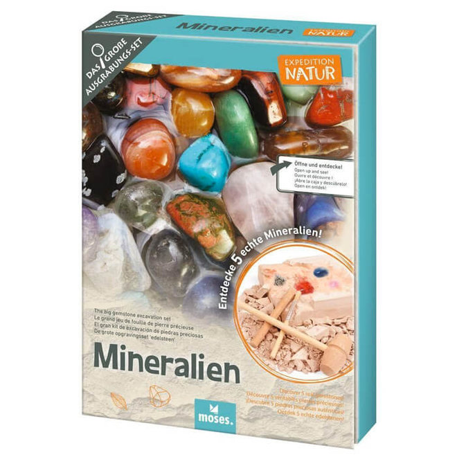 Mineralen uitgraven