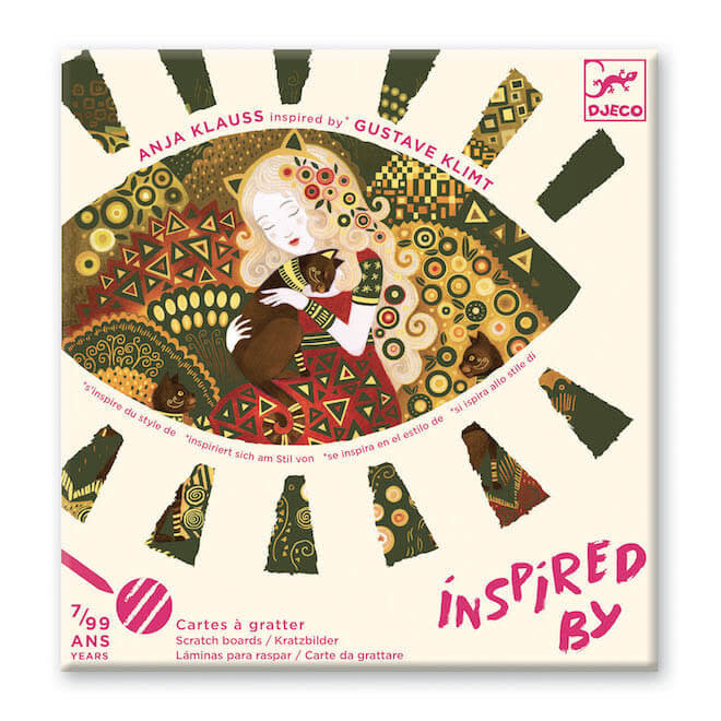 Djeco Inspired by Gustav Klimt - Kraskaarten