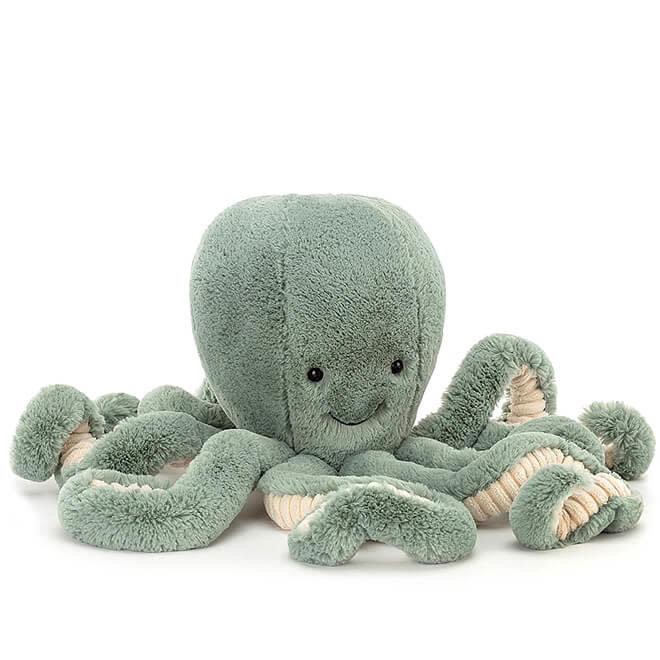 lengte Stof Bij Octopus knuffel - De Speelgoedwinkel