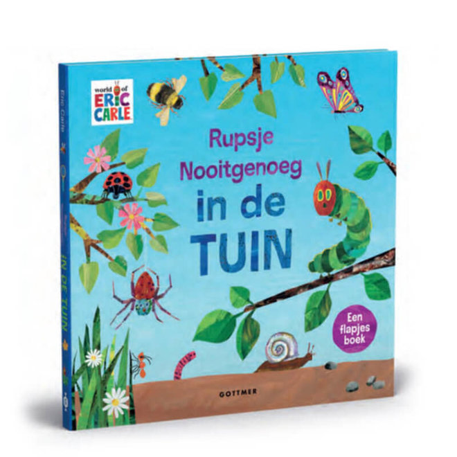 Rupsje Nooitgenoeg in de tuin