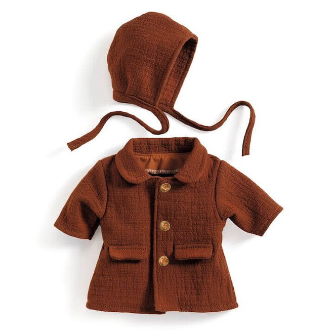 Poppenkleertjes herfst jas (32cm) - Pomea
