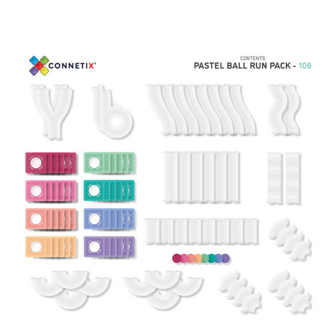 Connetix Pastel Ball Run