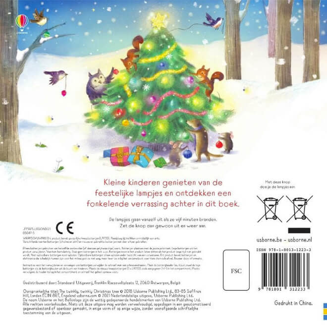 Fonkelende lichtjes in de boom