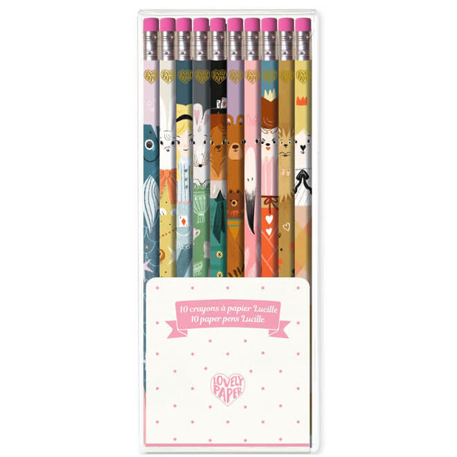 Potloden set Lucille (10 stuks)