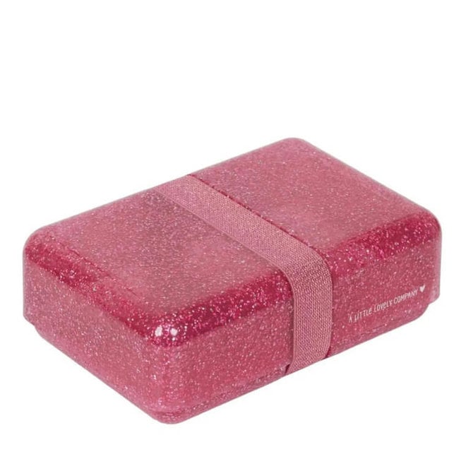 Lunchbox roze glitters