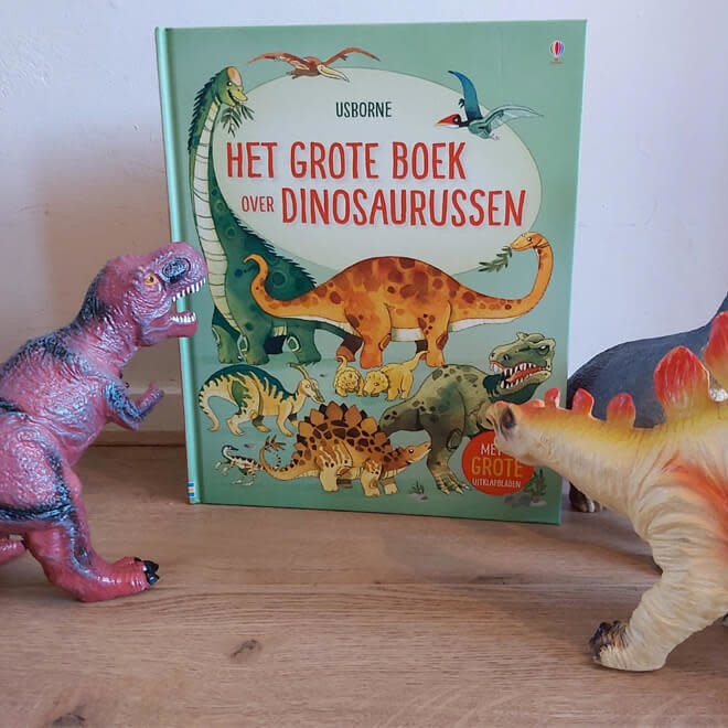 Een deel Ongehoorzaamheid Ritmisch Het grote boek over dinosaurussen | Uitgeverij Usborne - De Speelgoedwinkel