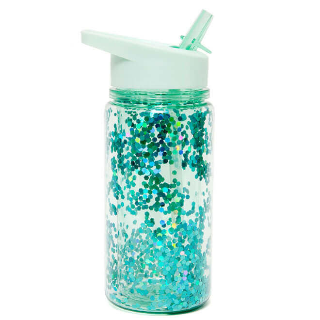 Petit Monkey Drinkfles Glitter Groen