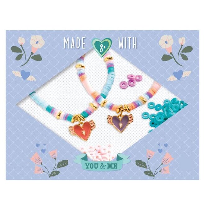 Armbandjes maken sleutelhartjes 8+