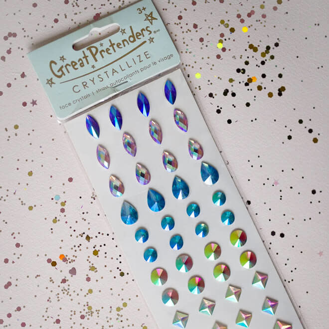 Gezicht Diamantjes Multi