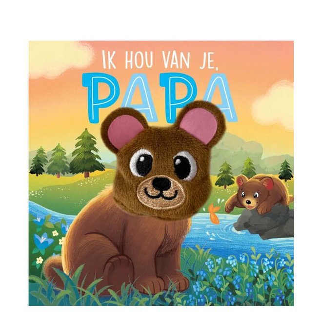 Ik hou van je, papa - vingerpopboek