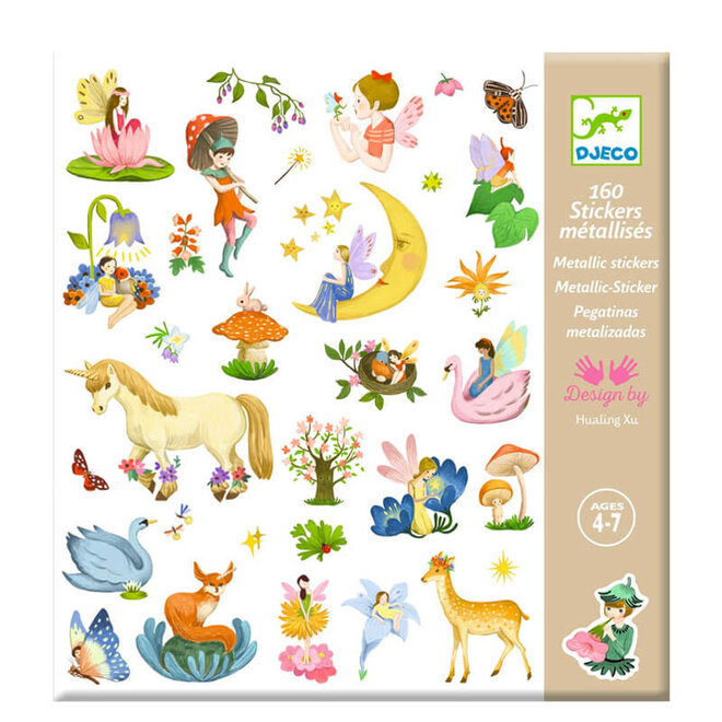 Stickers fantasie metallic
