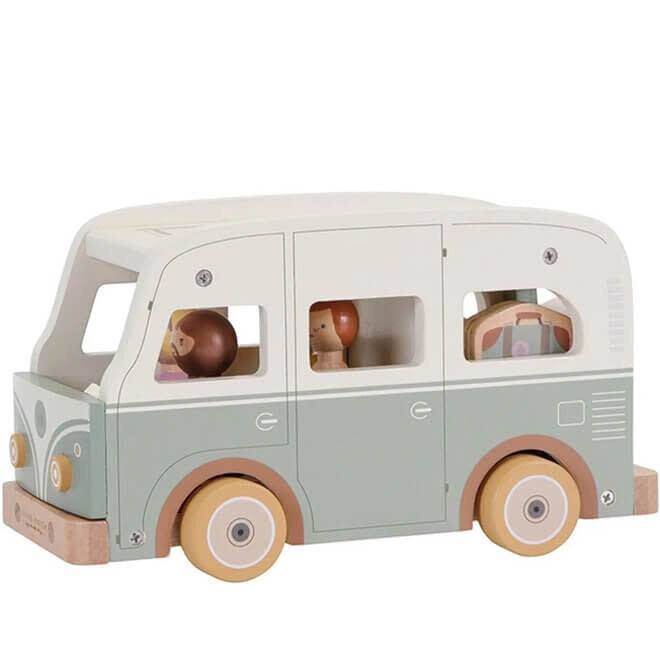 Houten camper busje
