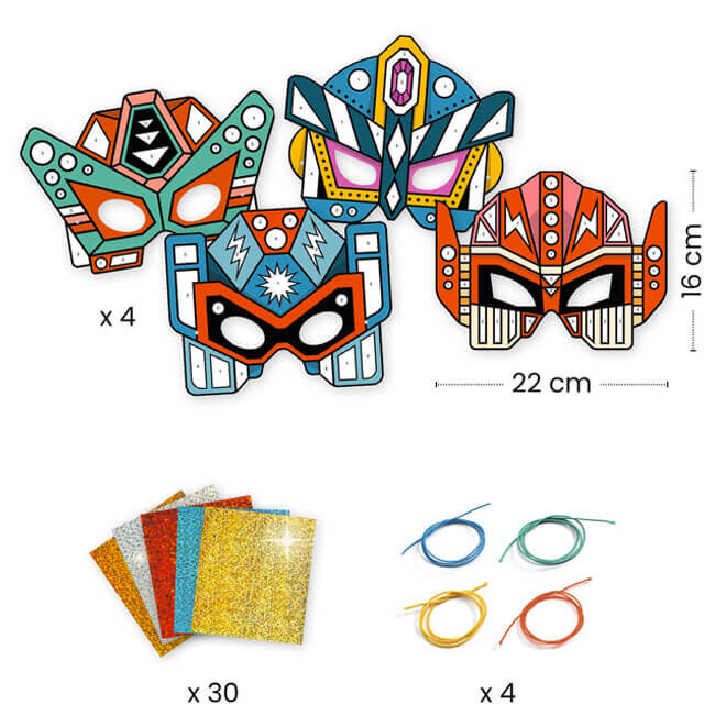 Djeco Do it yourself - Maskers Robots