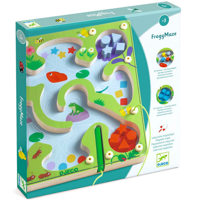 Djeco Magnetisch Sorteerspel 'FrogyMaze'