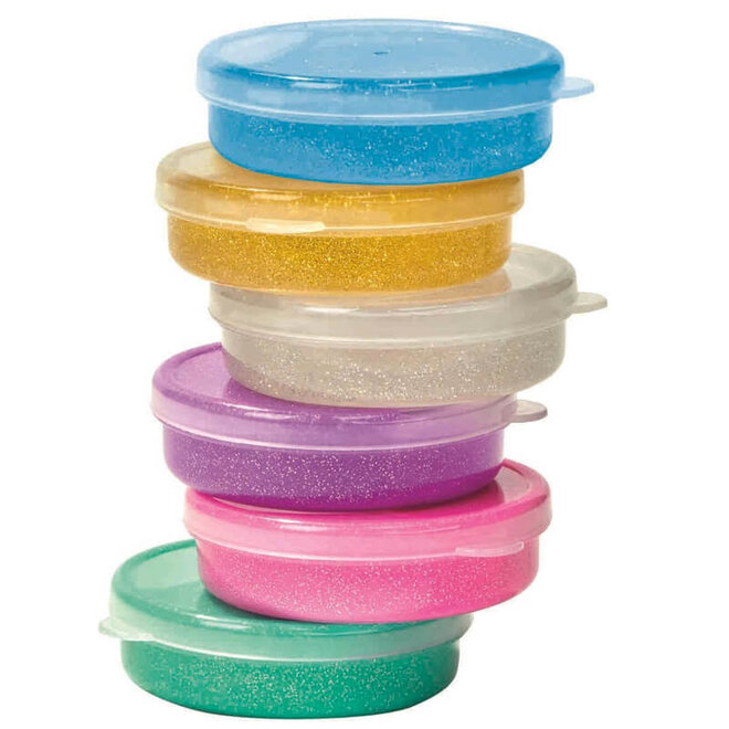 Stuiterende glitter putty