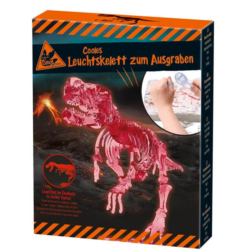 Uithakset Dinosaurus Skelet (glow in the dark)