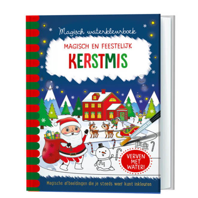 Magisch Waterkleurboek Kerstmis