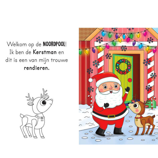 Magisch Waterkleurboek Kerstmis