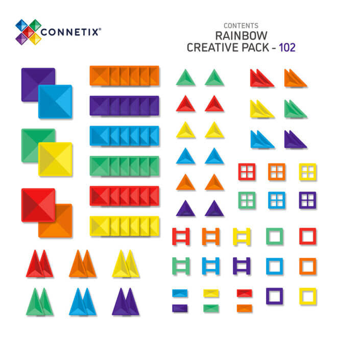 Connetix Rainbow Creative Pack