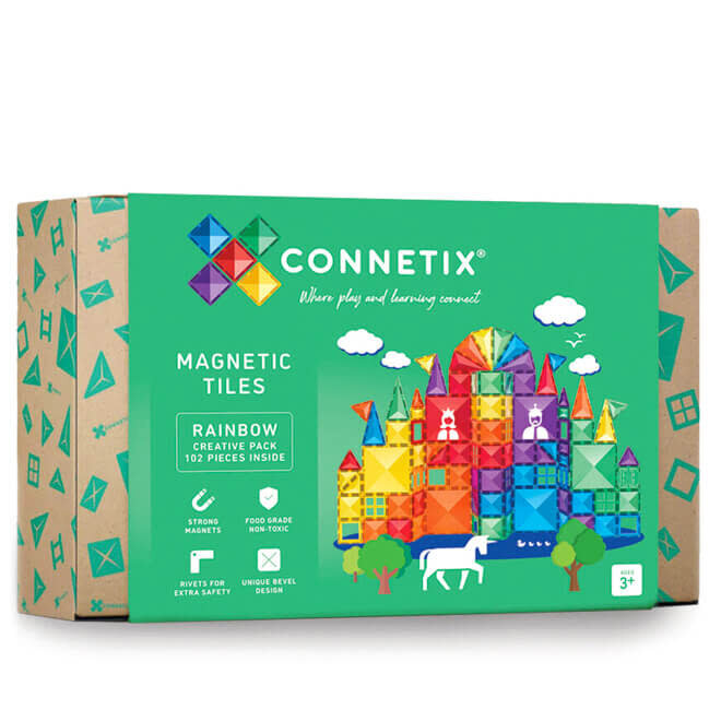 Magnetische tegels regenboog - creative (102st)
