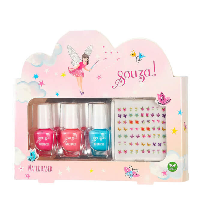 Nagellak en nagelstickers elf