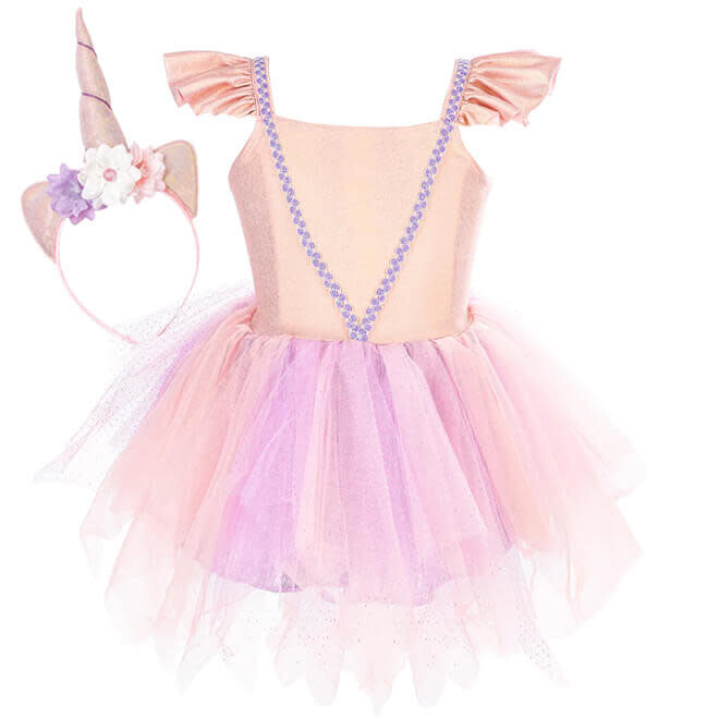 Jurk Shimmer Unicorn & diadeem