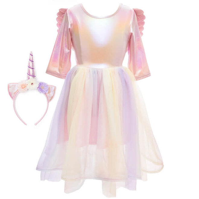Jurk Alicorn met vleugels & diadeem