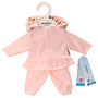 Skrallan Poppenkleding Joggingpak Roze