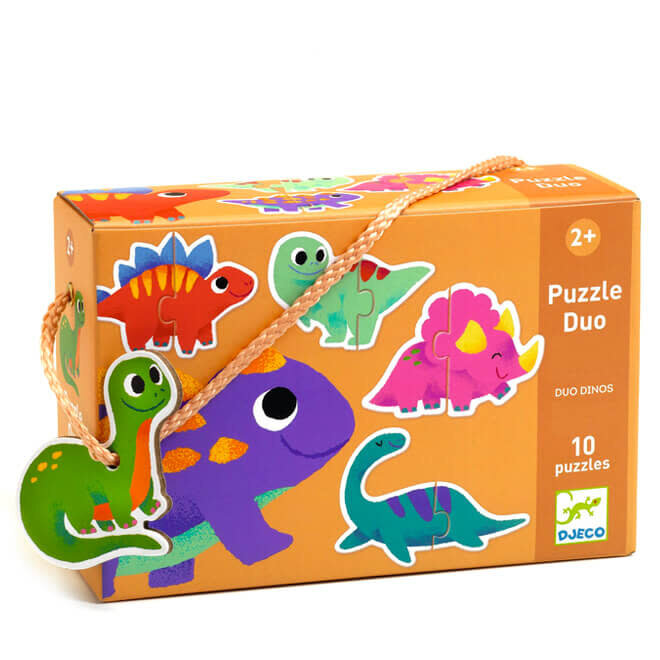 Djeco Duo Puzzel - Dinosauriërs
