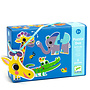 Djeco Puzzel Duo - Bewegende Dieren