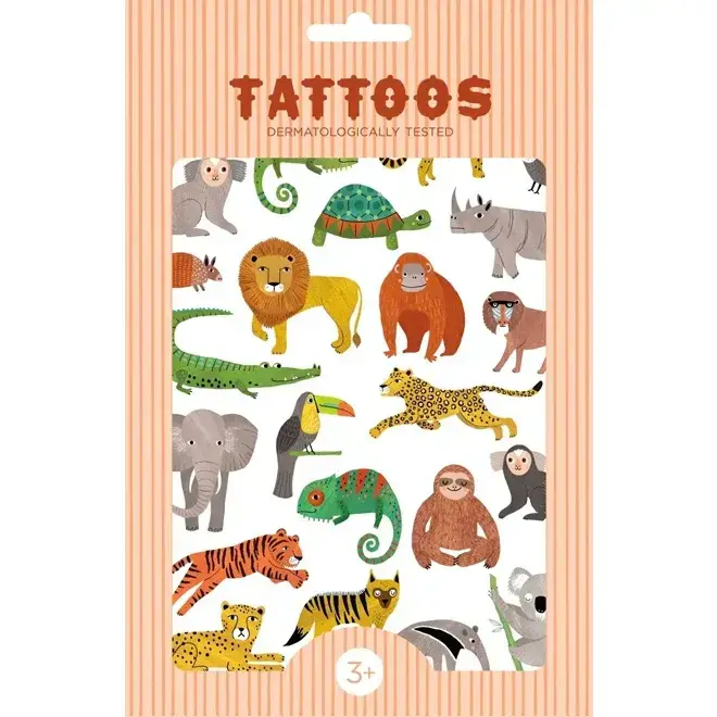 Tattoos jungle dieren