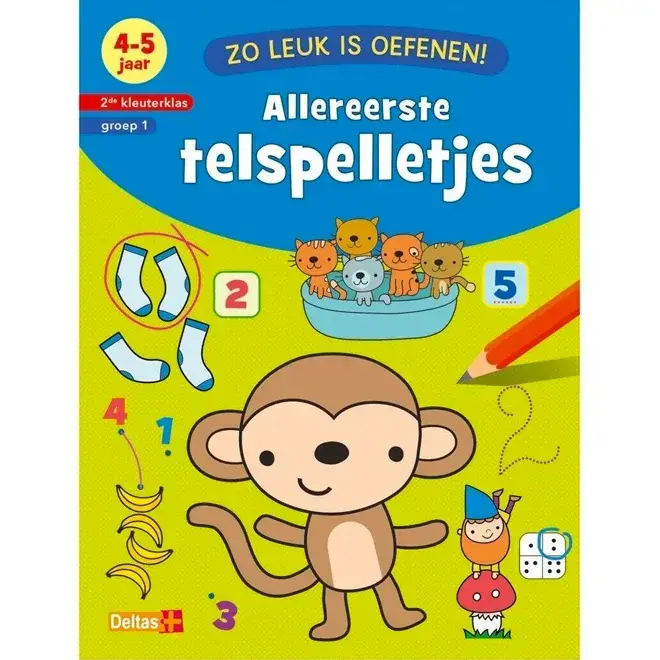 Zo leuk is oefenen! Allereerste telspelletjes (4-5 jaar)