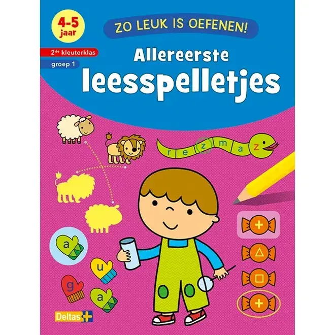 Zo leuk is oefenen! Allereerste leesspelletjes (4-5 jaar)