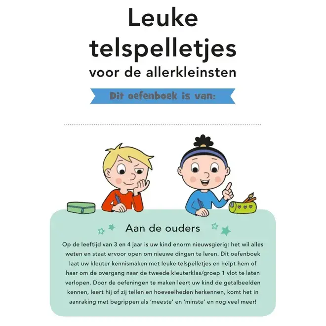 Zo leuk is oefenen! Leuke telspelletjes (3-4 jaar)