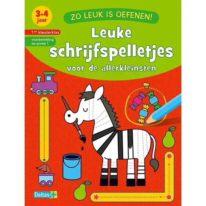 Zo leuk is oefenen! Leuke schrijfspelletjes (3-4 jaar)